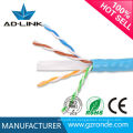 Cable de red 24awg / cables UTP Cat 6 cable de red / cable desnudo